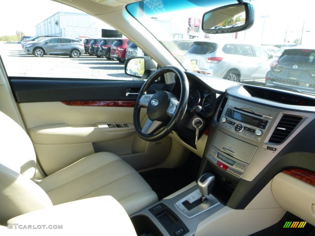 2011 Outback 2.5i Limited Wagon - Satin White Pearl / Warm Ivory photo #5