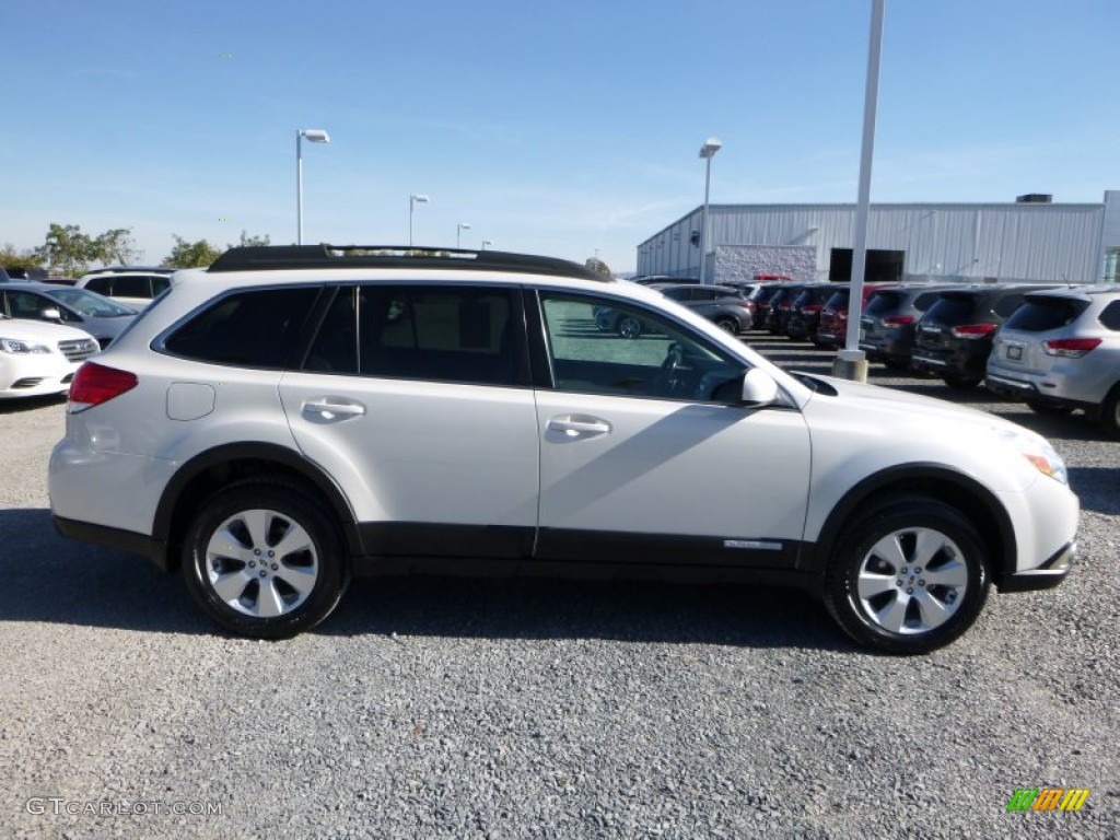 2011 Outback 2.5i Limited Wagon - Satin White Pearl / Warm Ivory photo #7