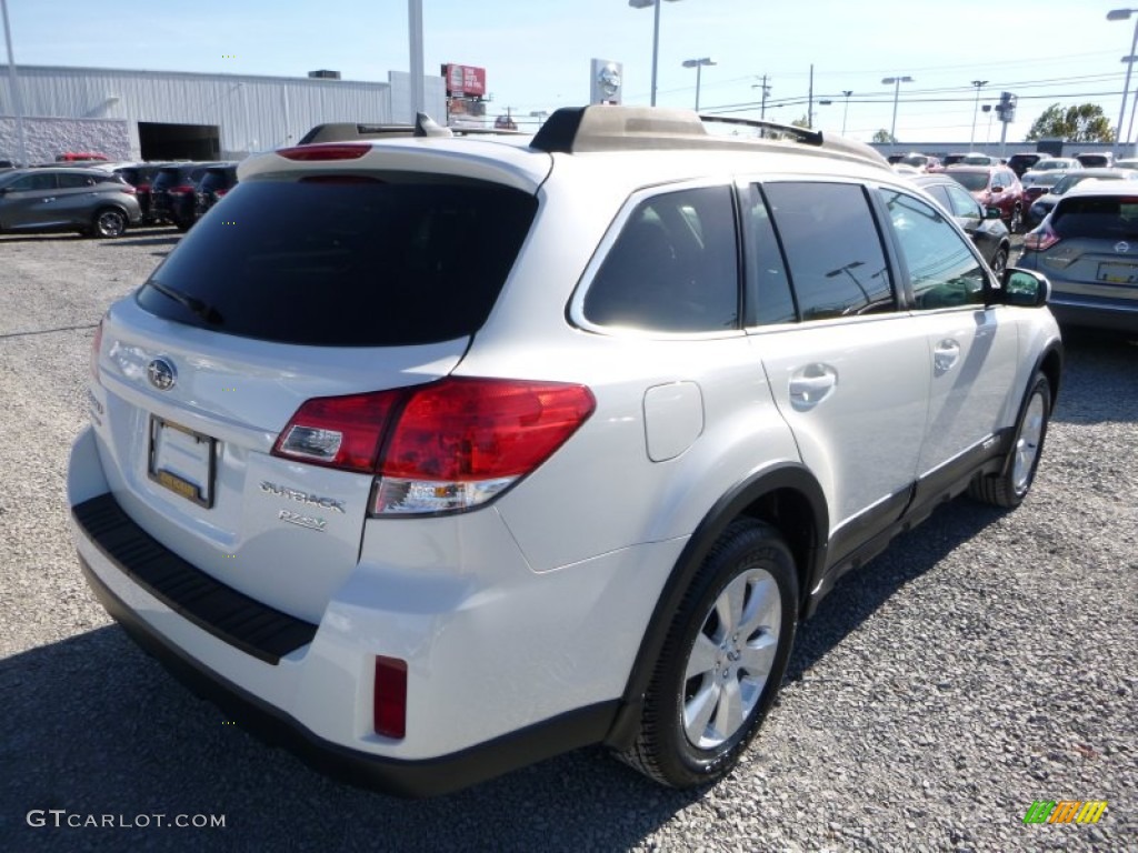 2011 Outback 2.5i Limited Wagon - Satin White Pearl / Warm Ivory photo #8