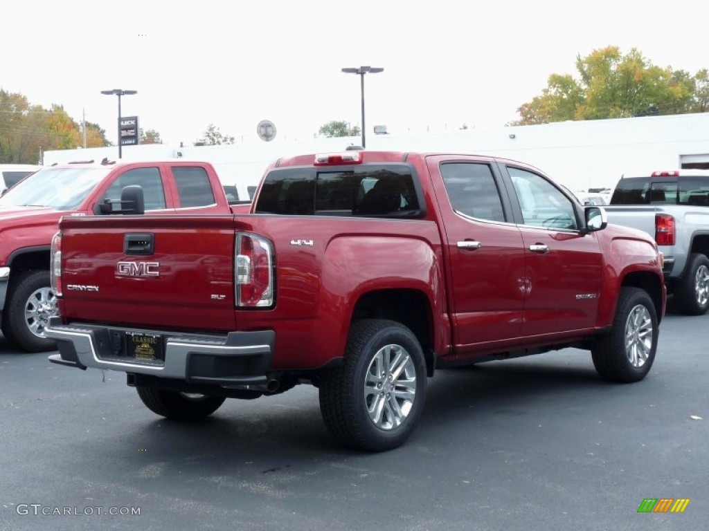 2016 Canyon SLT Crew Cab 4x4 - Copper Red Metallic / Jet Black photo #2