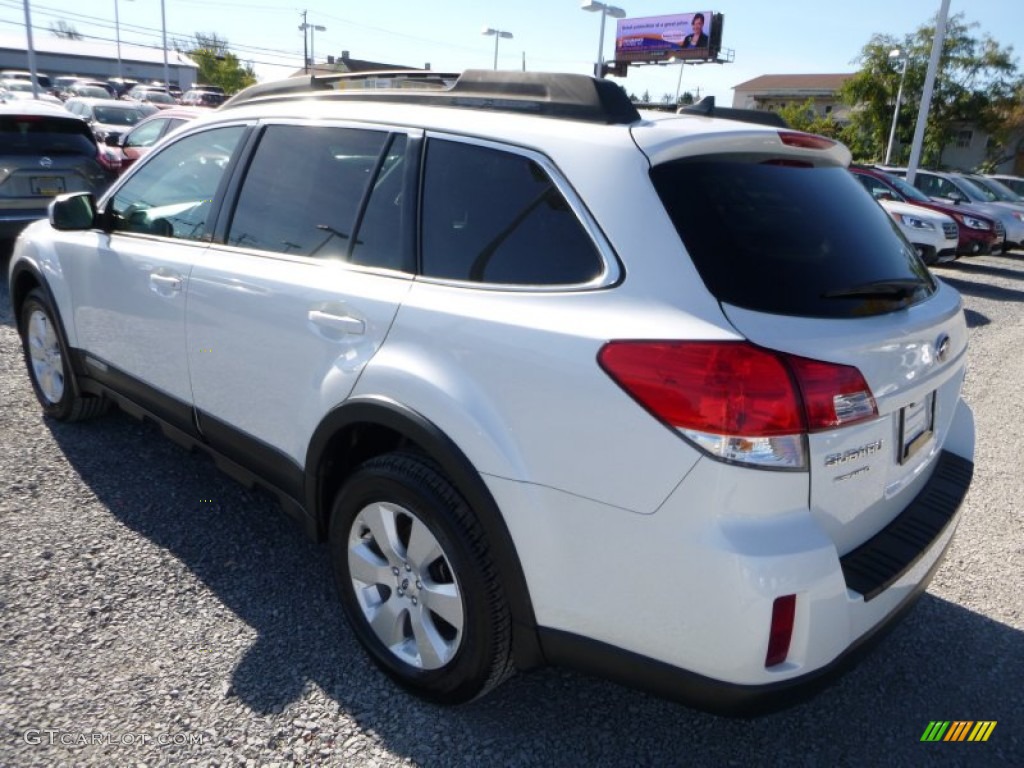 2011 Outback 2.5i Limited Wagon - Satin White Pearl / Warm Ivory photo #10