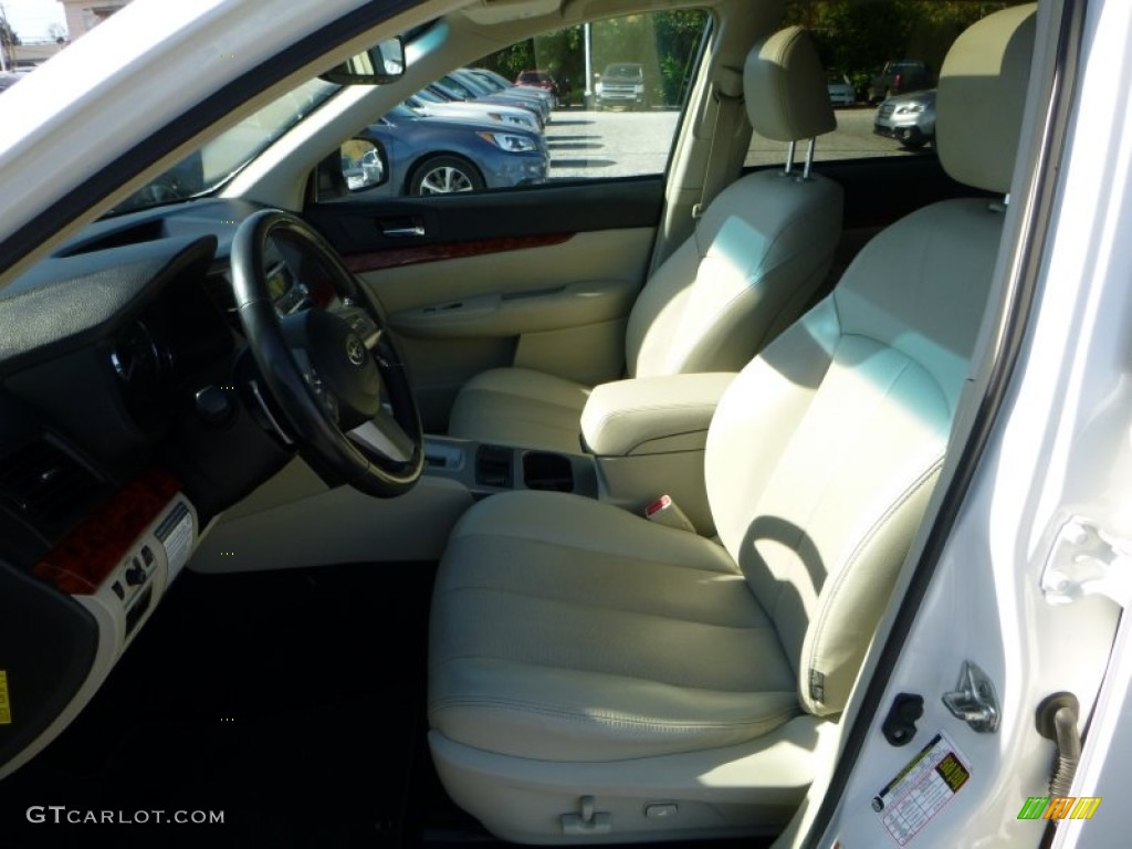 2011 Outback 2.5i Limited Wagon - Satin White Pearl / Warm Ivory photo #14