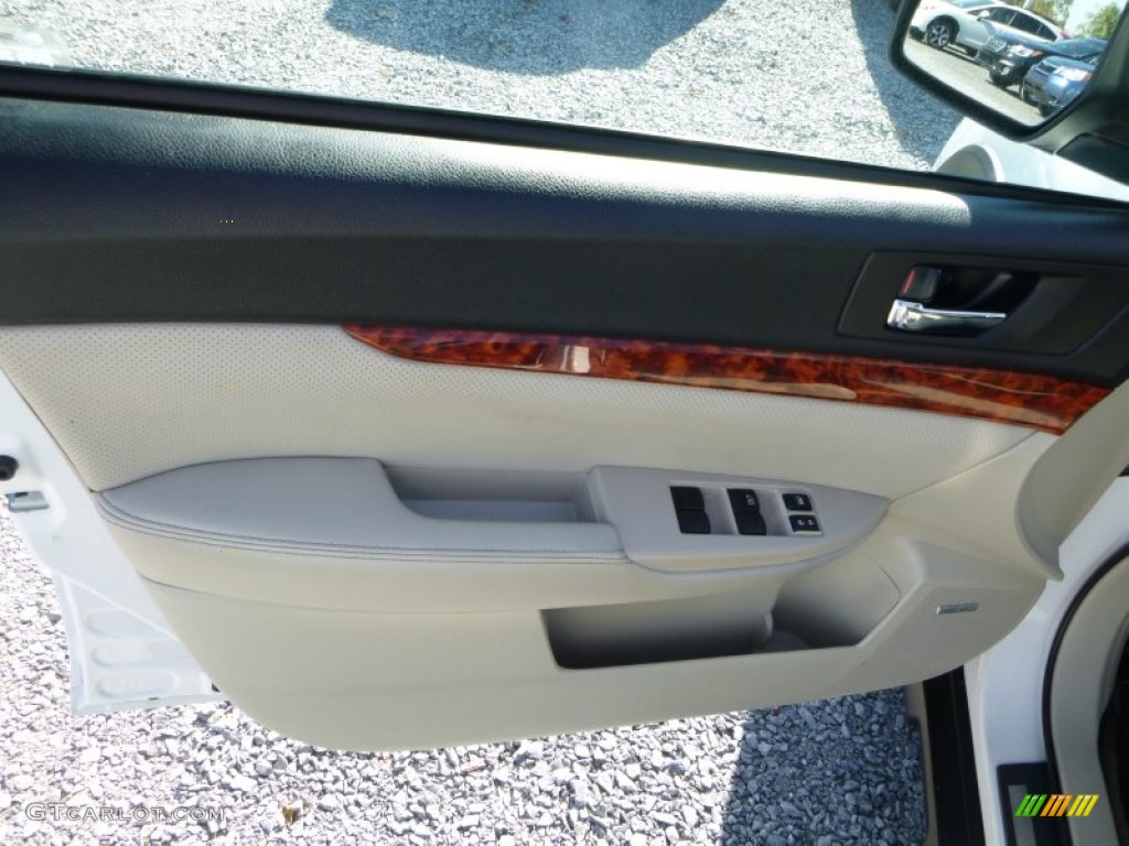 2011 Outback 2.5i Limited Wagon - Satin White Pearl / Warm Ivory photo #15