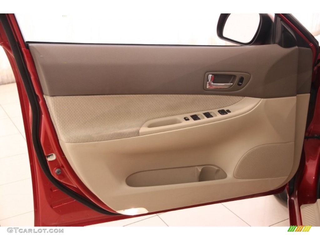 2004 Mazda MAZDA6 s Sedan Beige Door Panel Photo #108085025