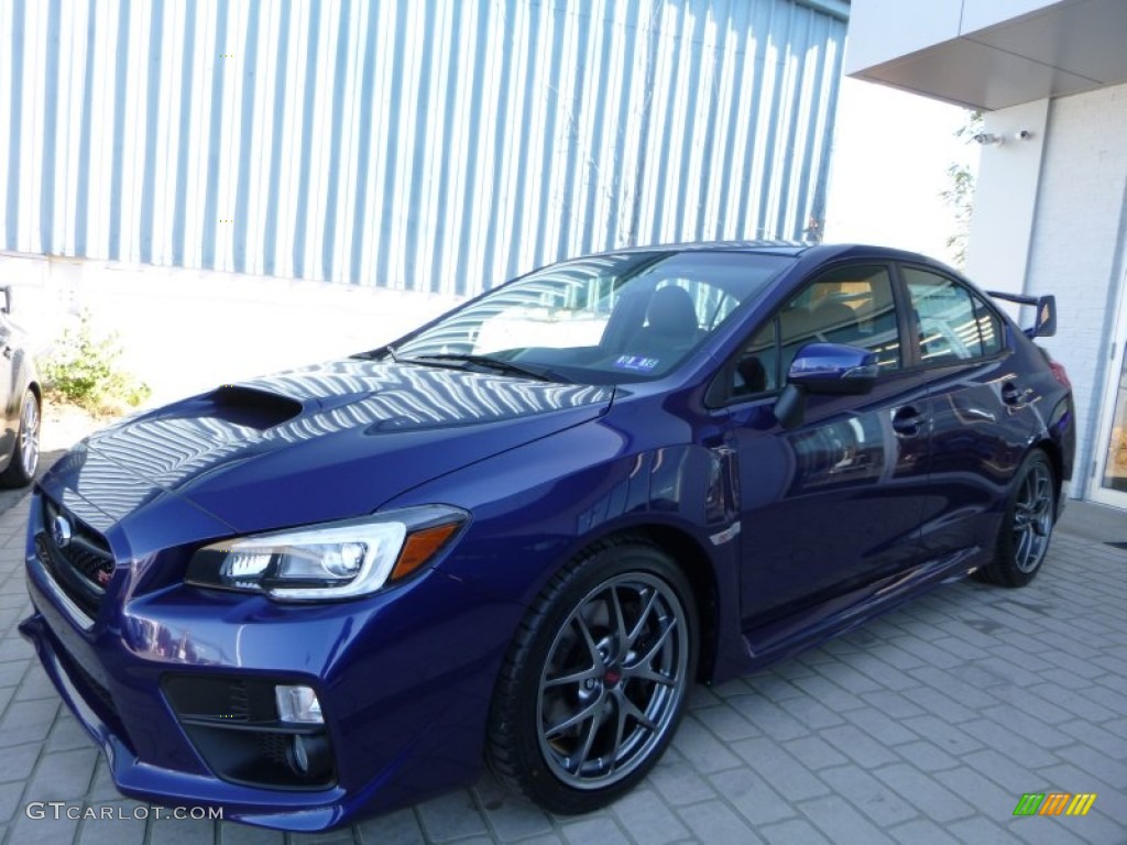 Lapis Blue Pearl 2016 Subaru WRX STI Limited Exterior Photo #108086318