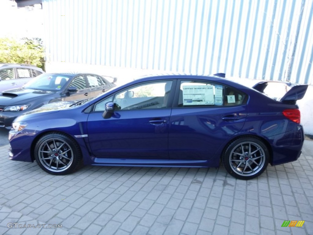 Lapis Blue Pearl 2016 Subaru WRX STI Limited Exterior Photo #108086369