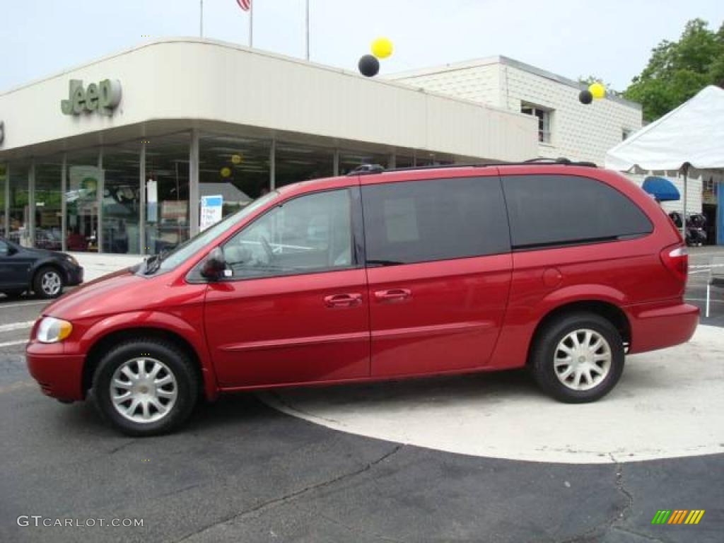 2003 Town & Country EX - Inferno Red Pearl / Taupe photo #1