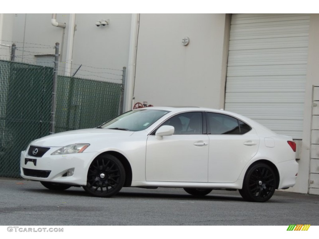 2008 IS 250 AWD - Starfire White Pearl / Cashmere Beige photo #3