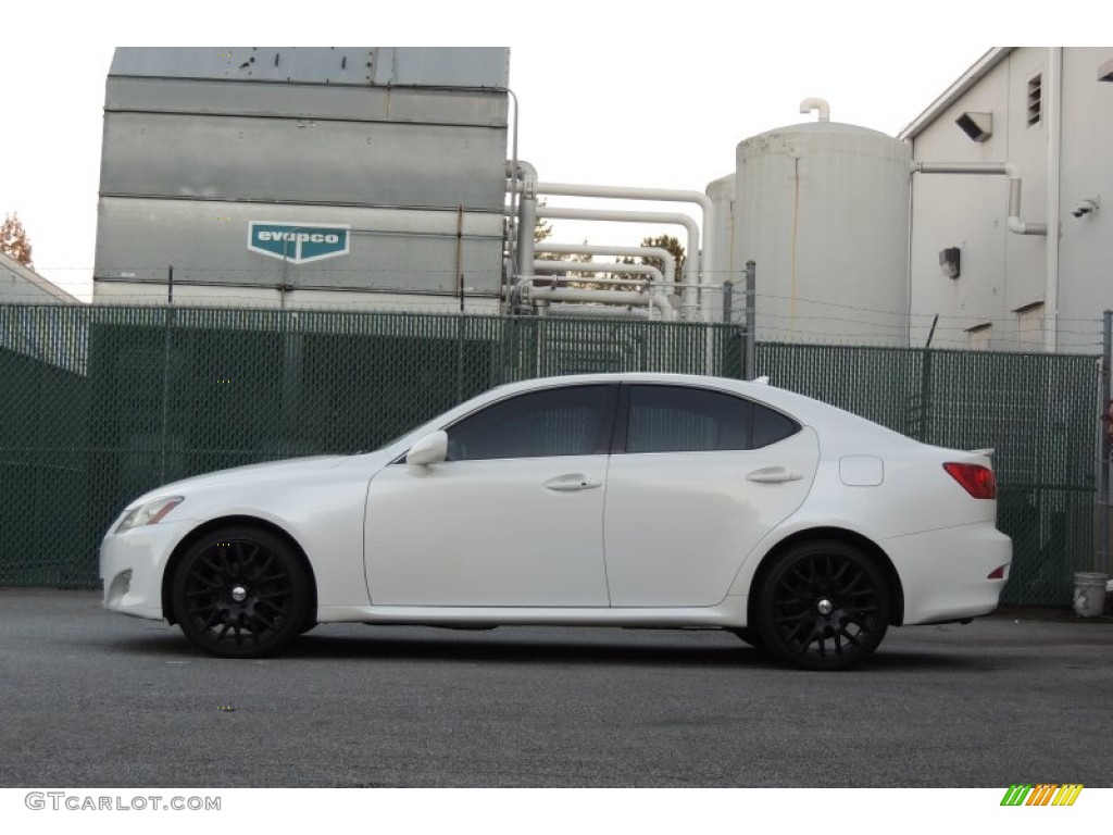 2008 IS 250 AWD - Starfire White Pearl / Cashmere Beige photo #4