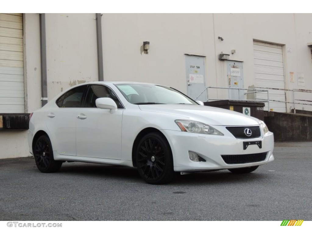 2008 IS 250 AWD - Starfire White Pearl / Cashmere Beige photo #9