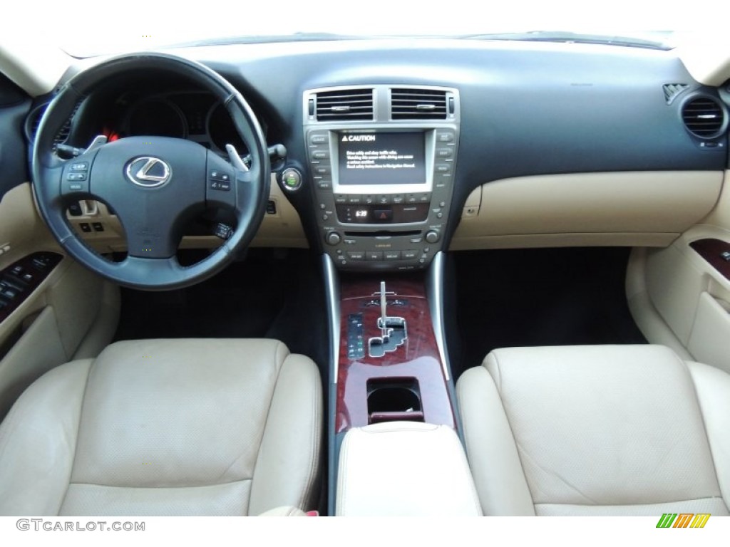 2008 IS 250 AWD - Starfire White Pearl / Cashmere Beige photo #10