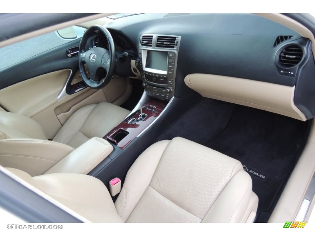 2008 IS 250 AWD - Starfire White Pearl / Cashmere Beige photo #18