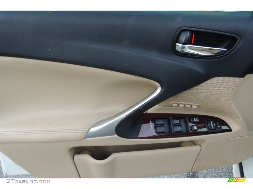 2008 IS 250 AWD - Starfire White Pearl / Cashmere Beige photo #20