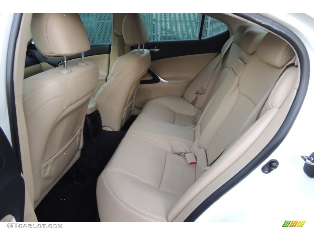 2008 IS 250 AWD - Starfire White Pearl / Cashmere Beige photo #22