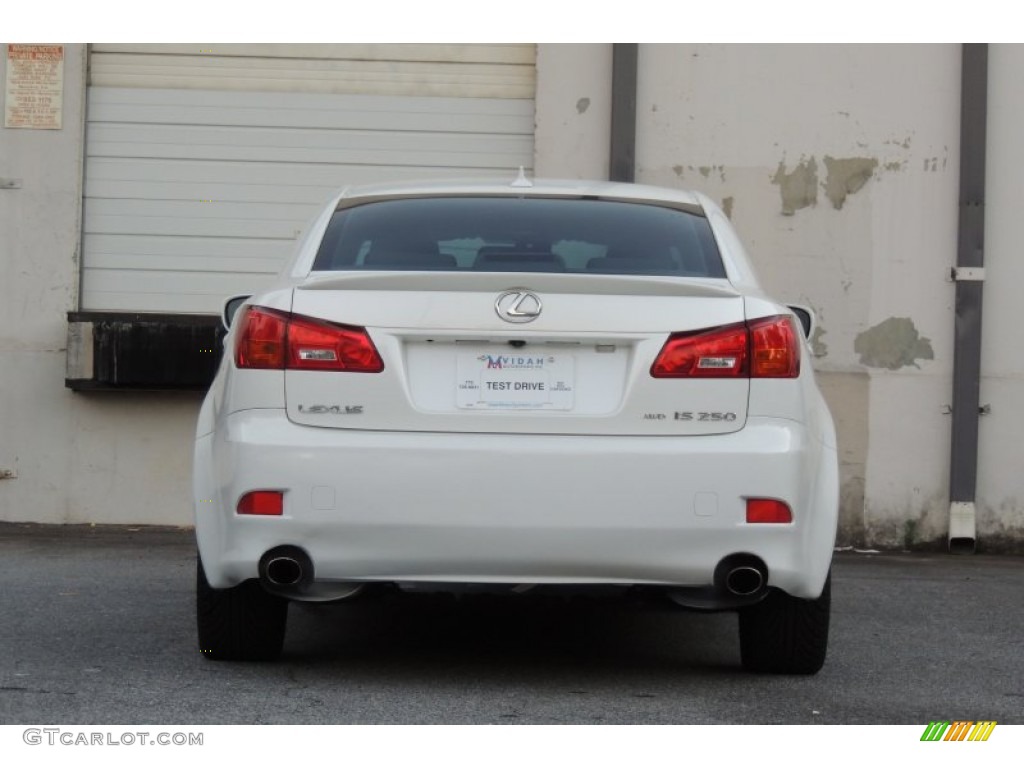 2008 IS 250 AWD - Starfire White Pearl / Cashmere Beige photo #28