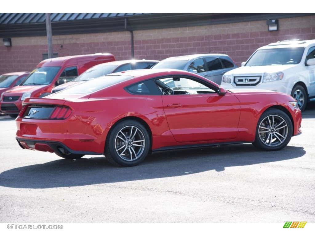 2015 Mustang EcoBoost Premium Coupe - Race Red / Ebony photo #4