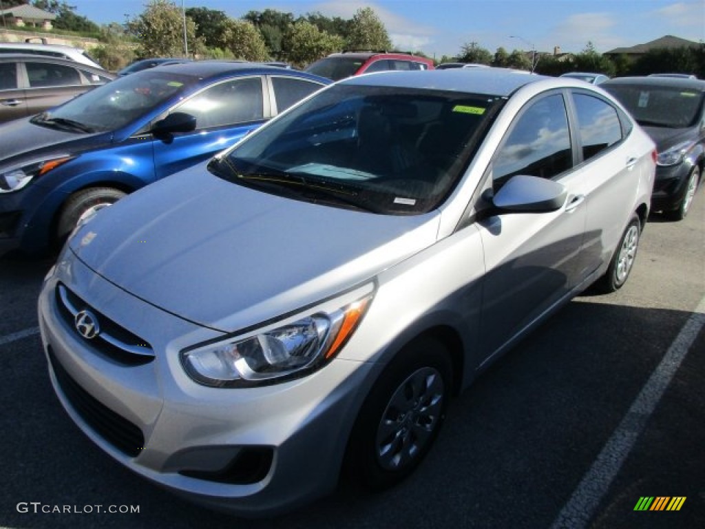 Ironman Silver 2016 Hyundai Accent SE Sedan Exterior Photo #108088973