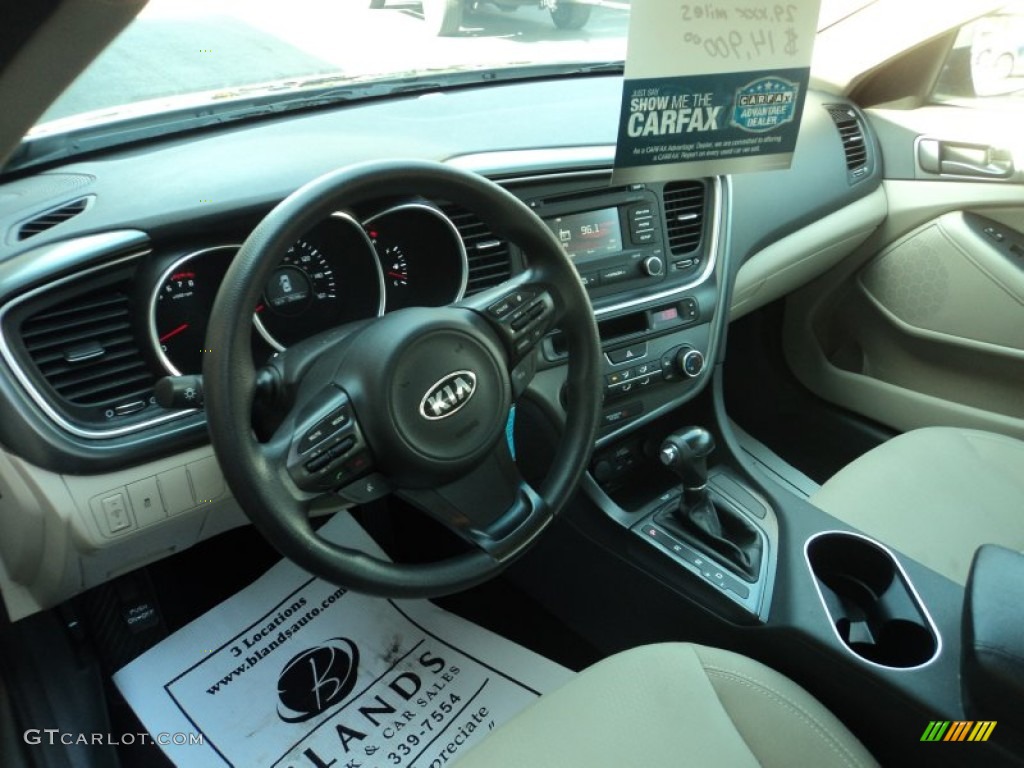 2014 Optima LX - Metal Bronze / Beige photo #6