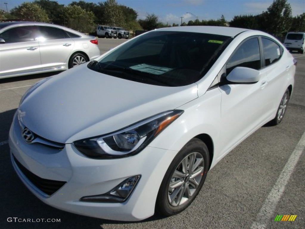 2016 Elantra SE - White / Gray photo #2