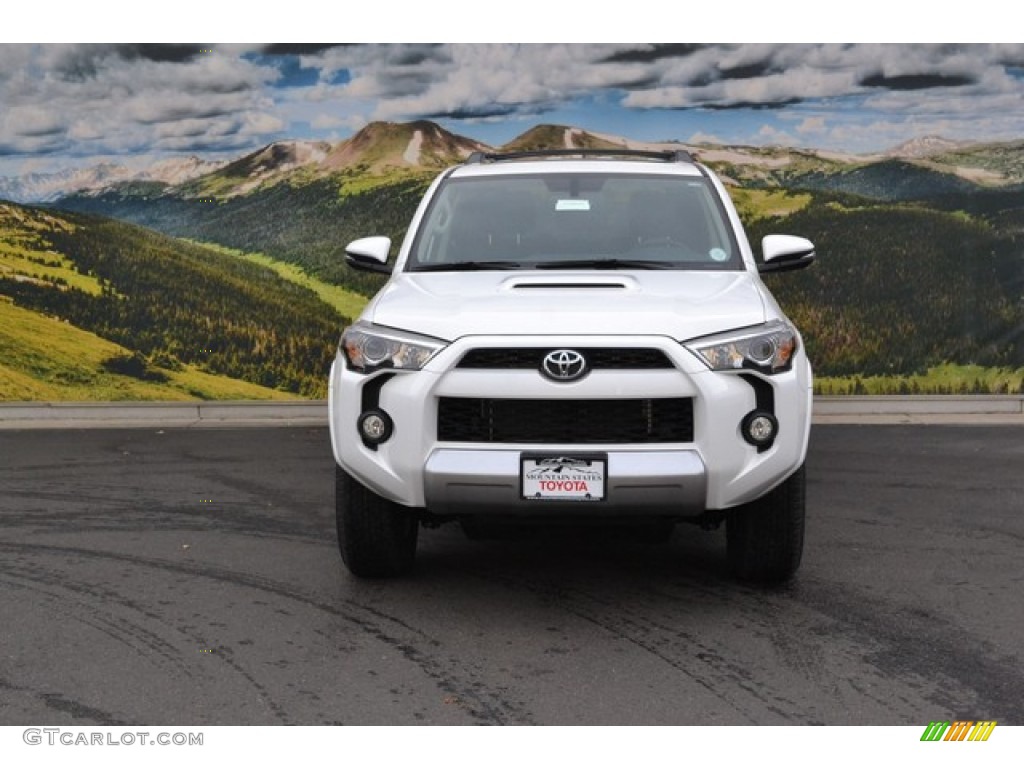 2016 4Runner Trail Premium 4x4 - Super White / Black photo #2