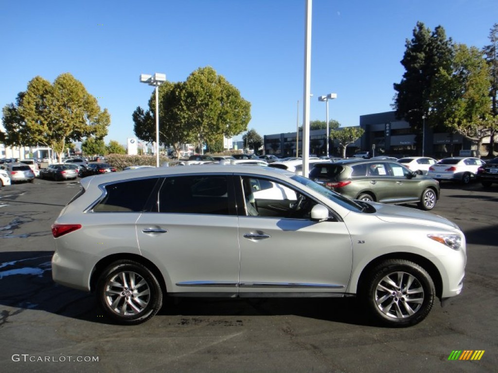 2014 QX60 3.5 AWD - Liquid Platinum / Graphite photo #4