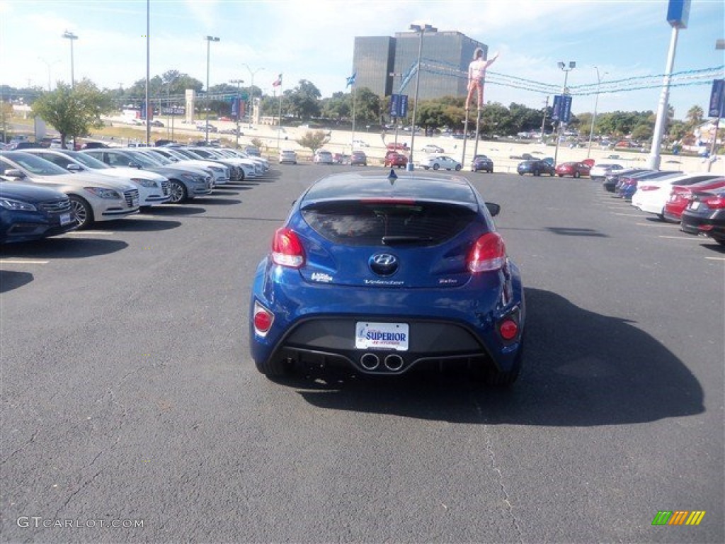2016 Veloster Turbo - Pacific Blue / Black photo #10