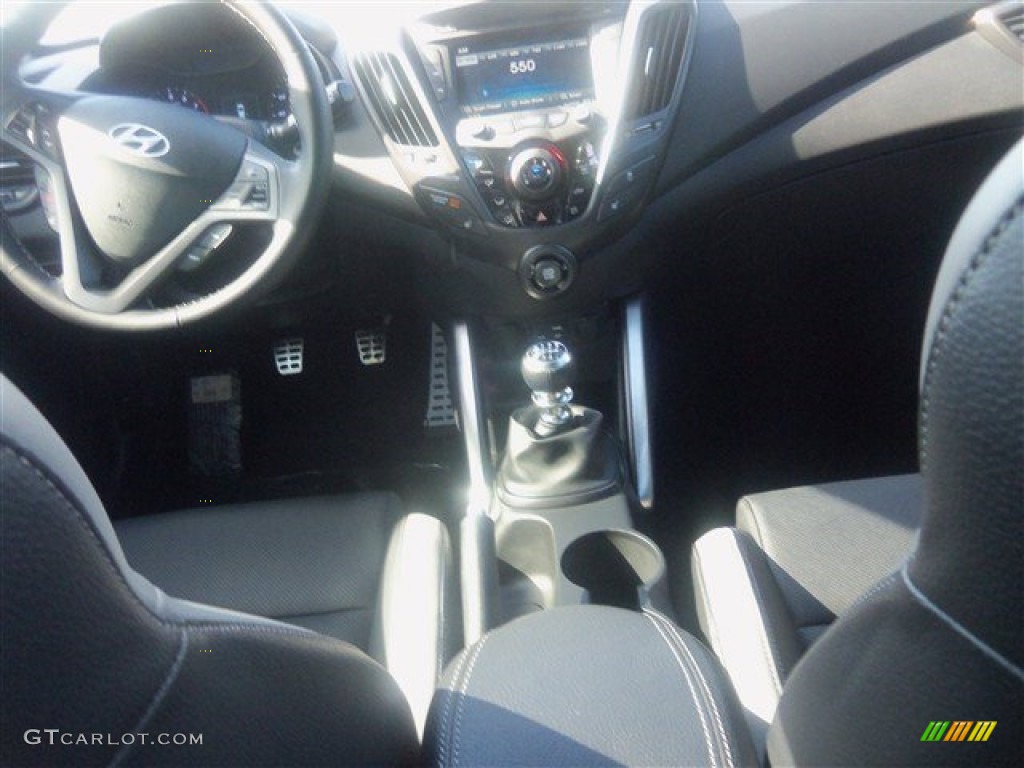 2016 Veloster Turbo - Pacific Blue / Black photo #17