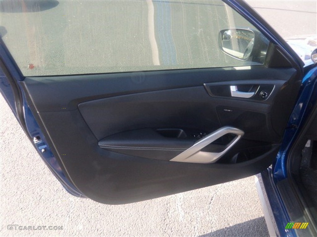 2016 Veloster Turbo - Pacific Blue / Black photo #20