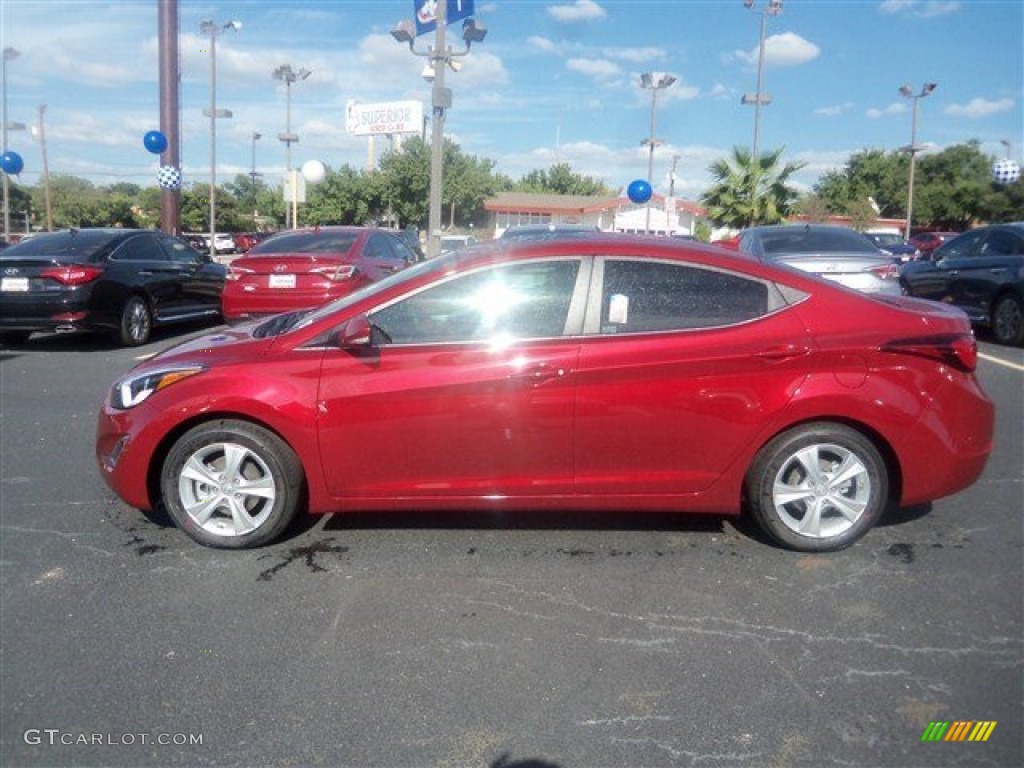 2016 Elantra Value Edition - Red / Black photo #7