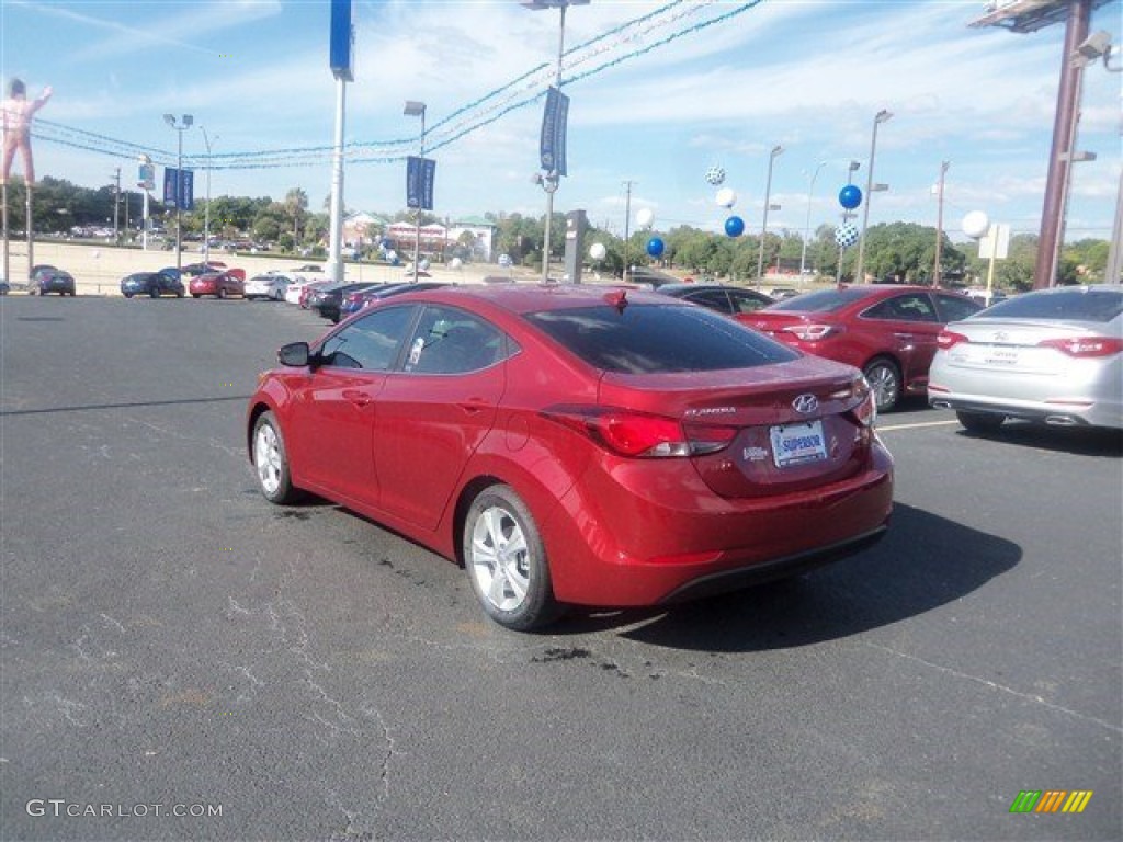 2016 Elantra Value Edition - Red / Black photo #8