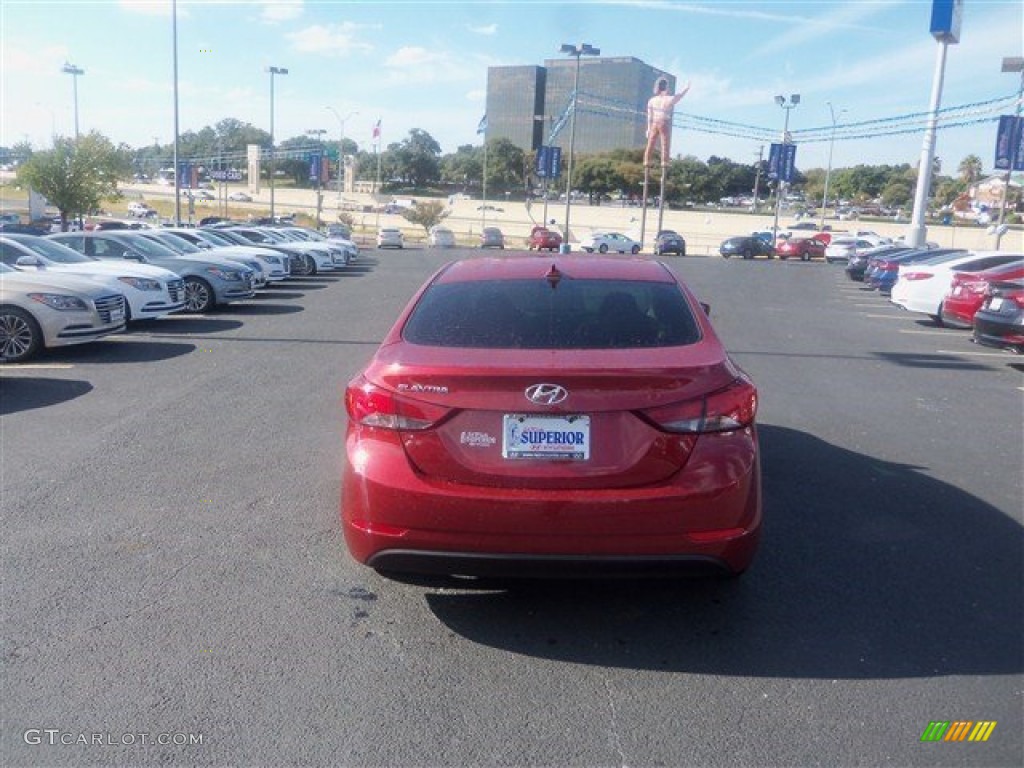 2016 Elantra Value Edition - Red / Black photo #9