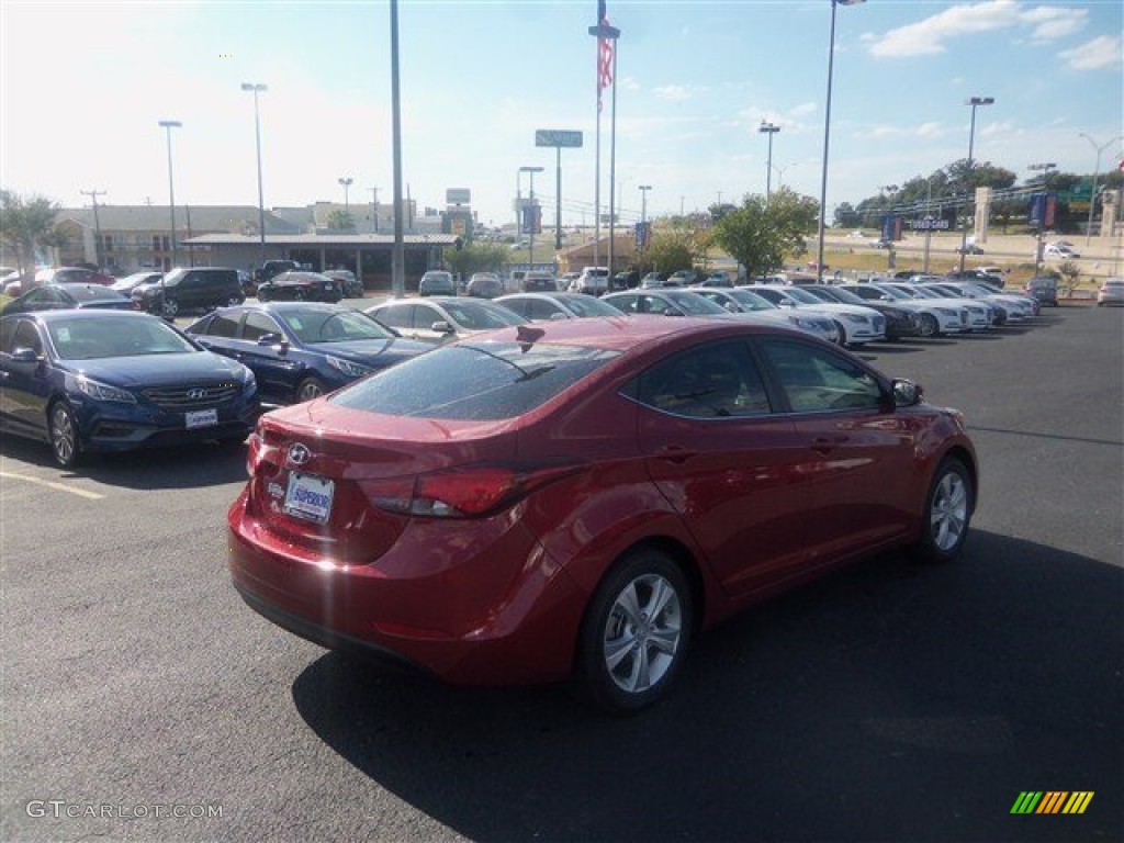 2016 Elantra Value Edition - Red / Black photo #10