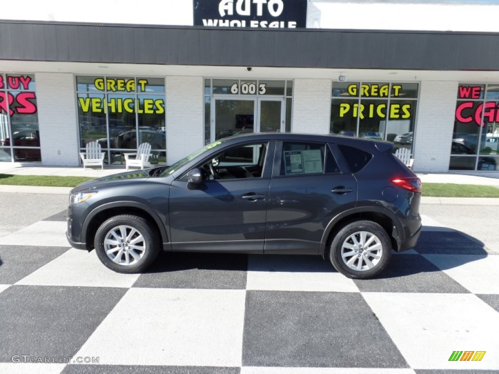 2015 CX-5 Touring - Meteor Gray Mica / Black photo #1