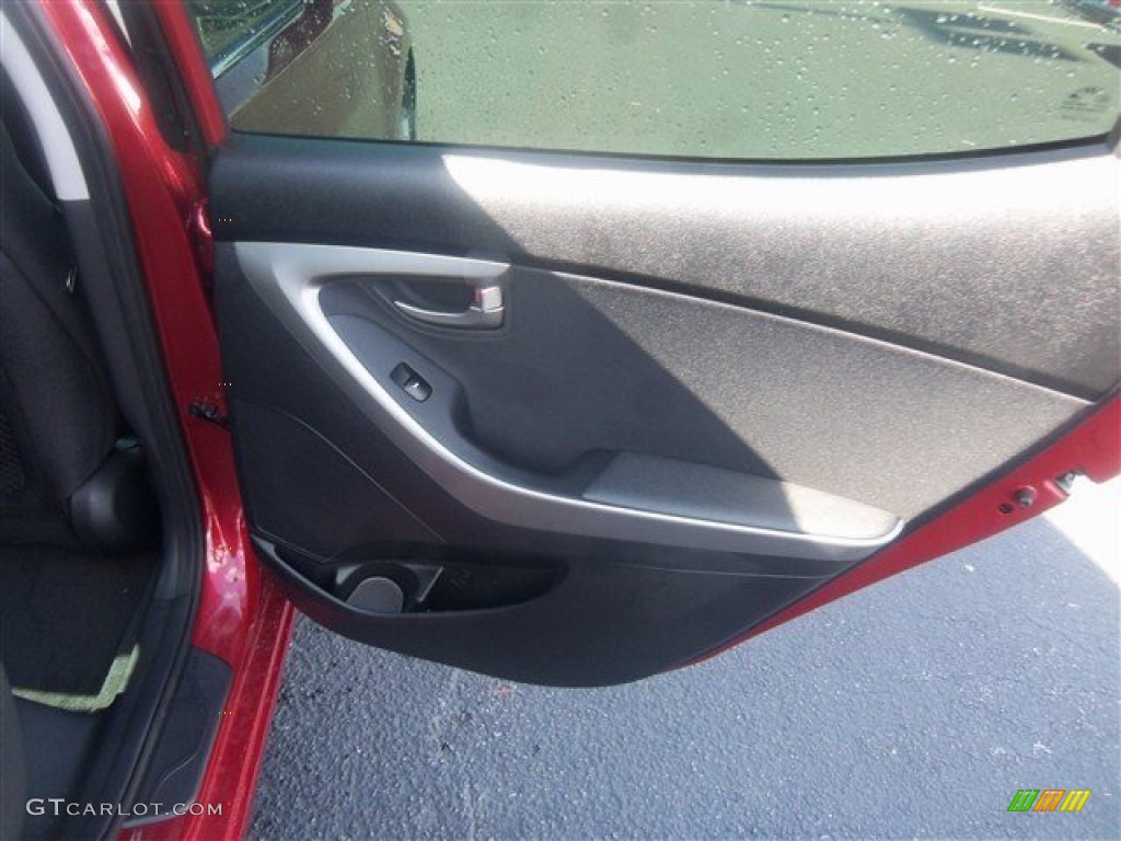 2016 Elantra Value Edition - Red / Black photo #14