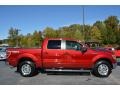 Ruby Red Metallic - F150 Lariat SuperCrew 4x4 Photo No. 2