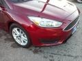 2015 Ruby Red Metallic Ford Focus SE Hatchback  photo #3