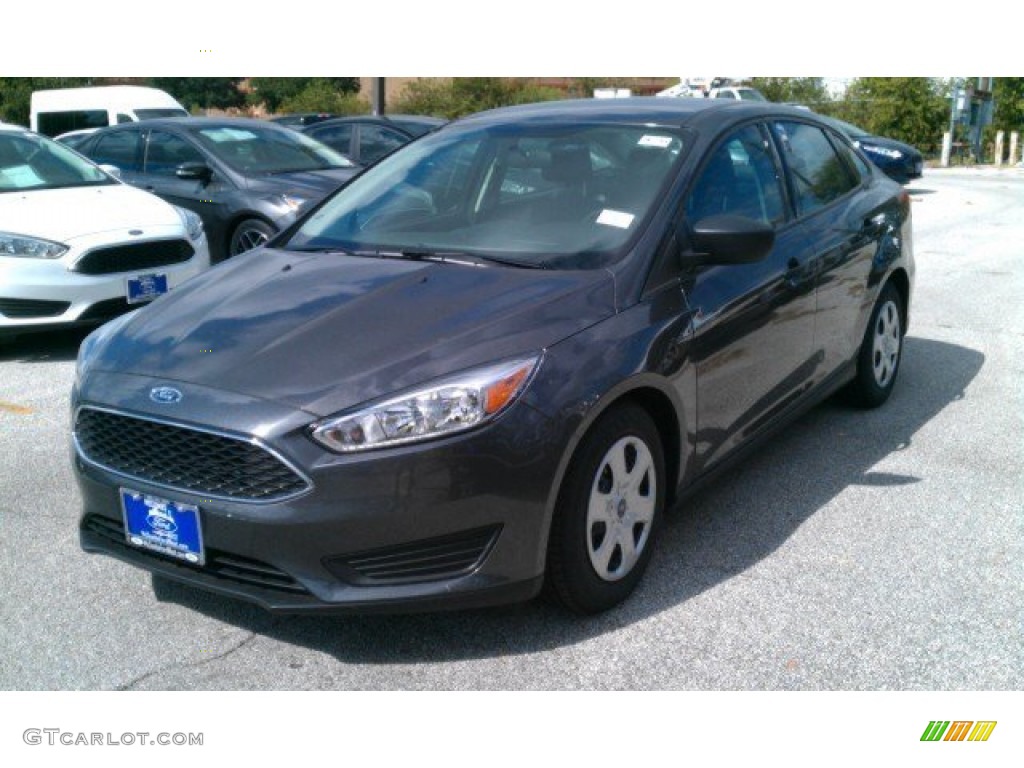 2015 Focus S Sedan - Magnetic Metallic / Charcoal Black photo #6