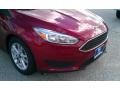 2015 Ruby Red Metallic Ford Focus SE Sedan  photo #2