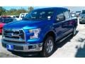 2015 Blue Flame Metallic Ford F150 XLT SuperCrew  photo #6