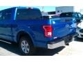 2015 Blue Flame Metallic Ford F150 XLT SuperCrew  photo #9