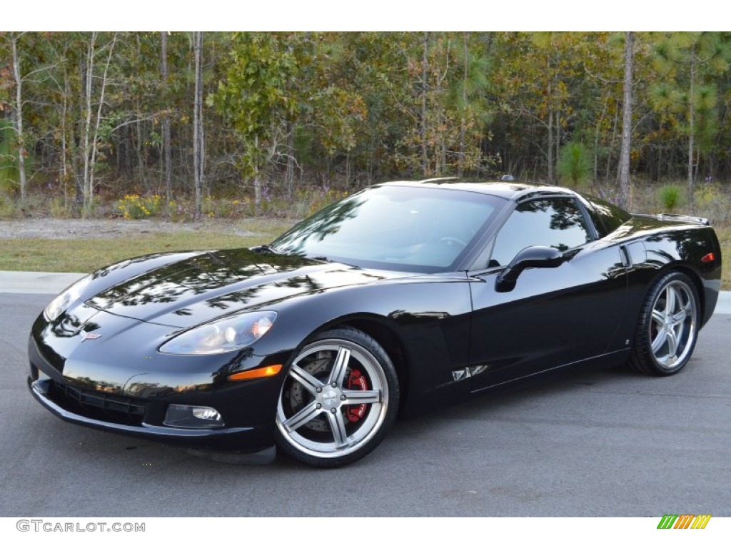 2005 Corvette Coupe - Black / Ebony photo #24