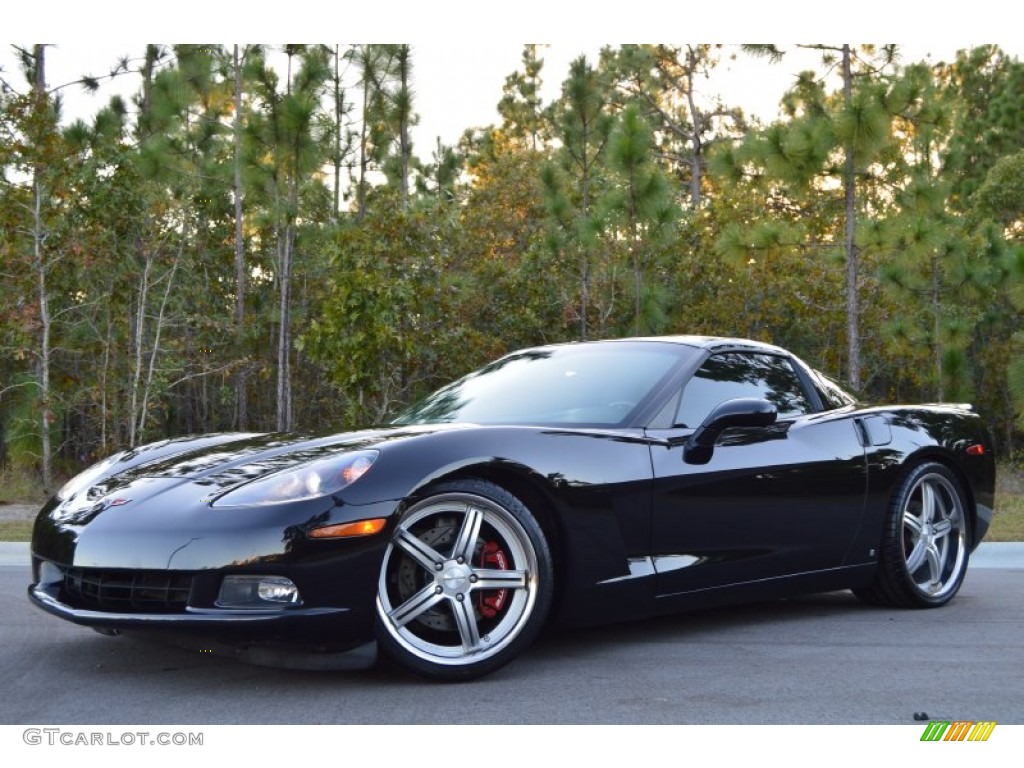 Black 2005 Chevrolet Corvette Coupe Exterior Photo #108096136