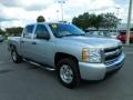 Sheer Silver Metallic - Silverado 1500 LT Crew Cab 4x4 Photo No. 10