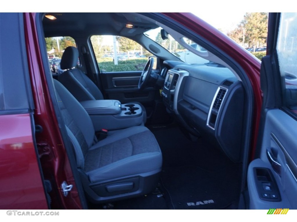 2014 1500 SLT Quad Cab - Deep Cherry Red Crystal Pearl / Canyon Brown/Light Frost Beige photo #23
