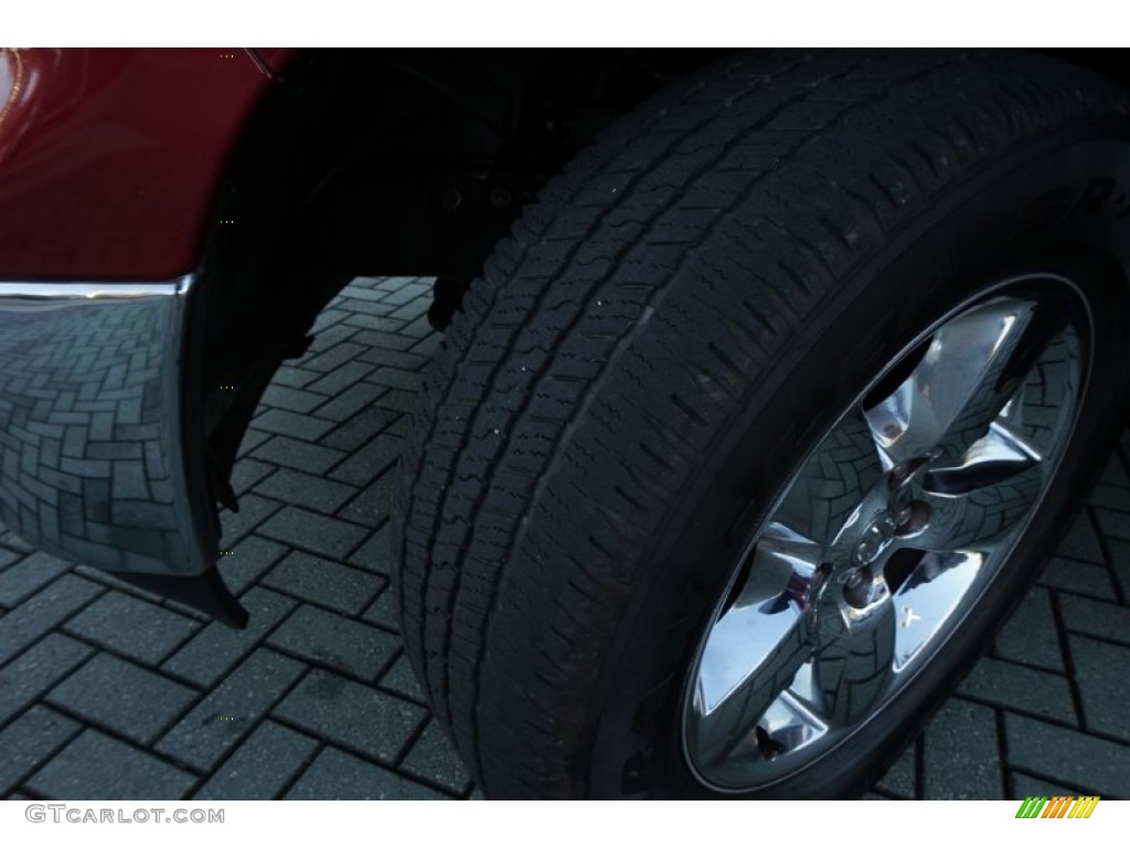 2014 1500 SLT Quad Cab - Deep Cherry Red Crystal Pearl / Canyon Brown/Light Frost Beige photo #31