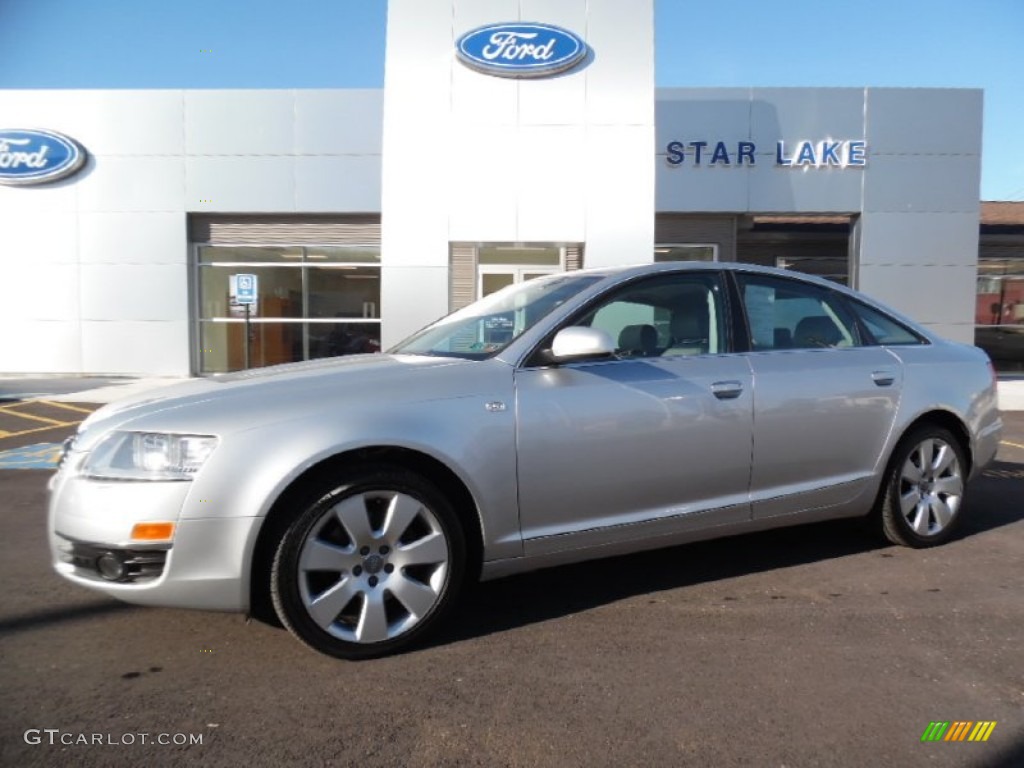 2005 A6 3.2 quattro Sedan - Light Silver Metallic / Platinum photo #1