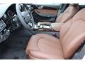 2016 Audi A8 Nougat Brown Interior Front Seat Photo