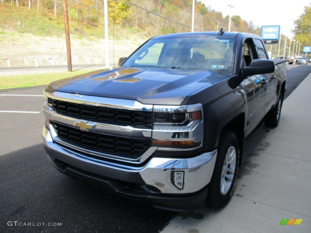 2016 Silverado 1500 LT Double Cab 4x4 - Tungsten Metallic / Jet Black photo #7