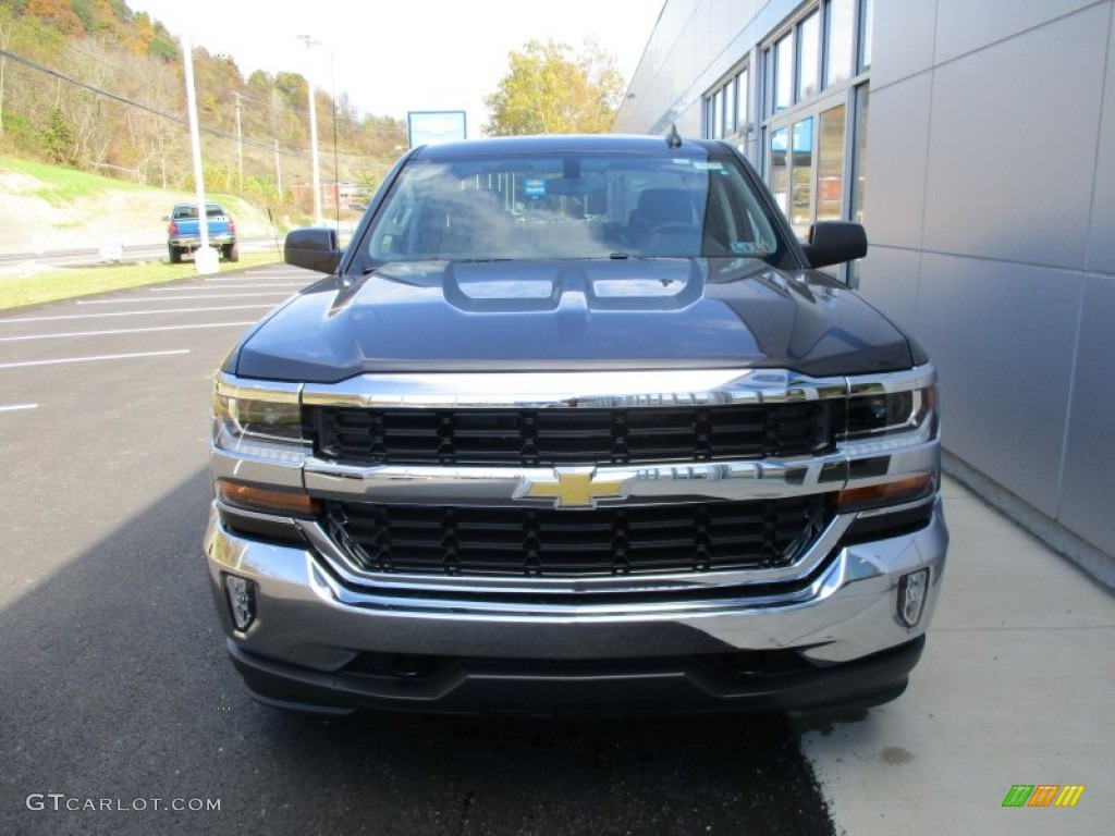 2016 Silverado 1500 LT Double Cab 4x4 - Tungsten Metallic / Jet Black photo #8