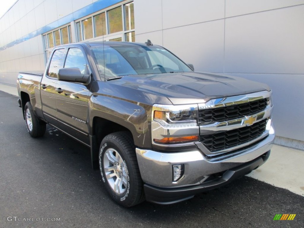 2016 Silverado 1500 LT Double Cab 4x4 - Tungsten Metallic / Jet Black photo #9